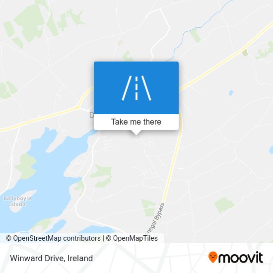 Winward Drive map