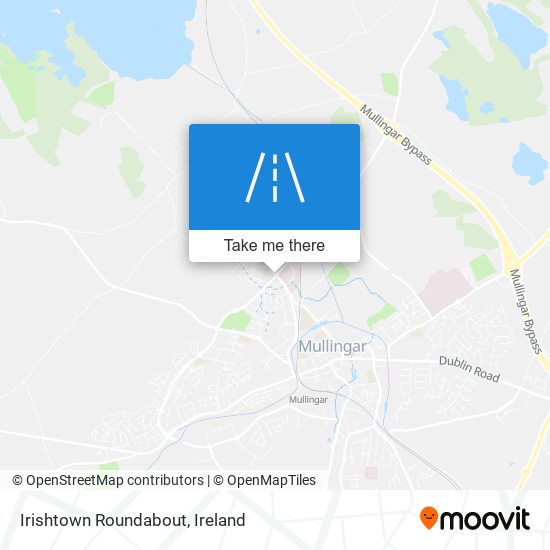 Irishtown Roundabout map