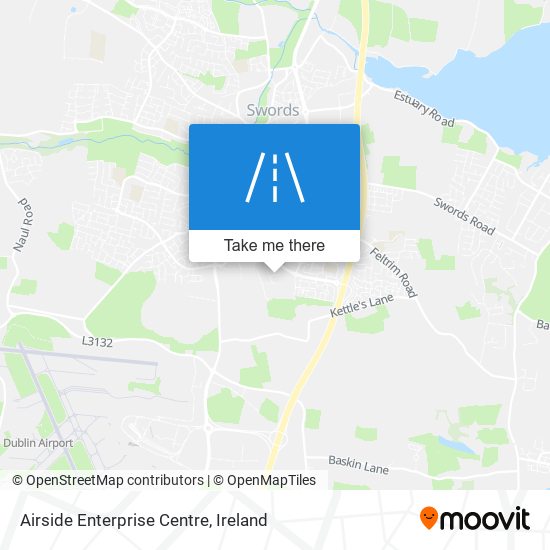 Airside Enterprise Centre map