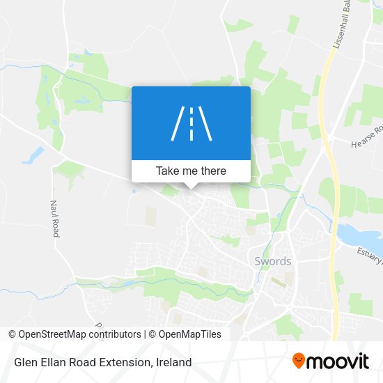 Glen Ellan Road Extension map