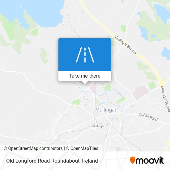 Old Longford Road Roundabout map