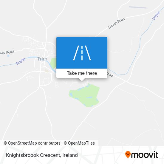 Knightsbroook Crescent map