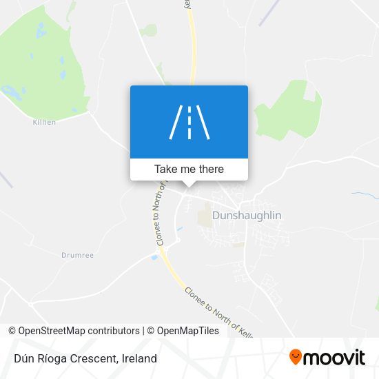 Dún Ríoga Crescent map