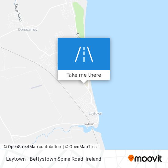 Laytown - Bettystown Spine Road map