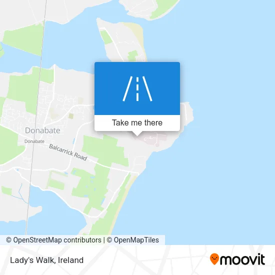 Lady's Walk map