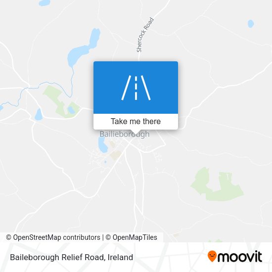 Baileborough Relief Road map