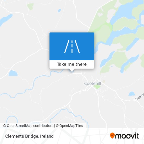 Clements Bridge map