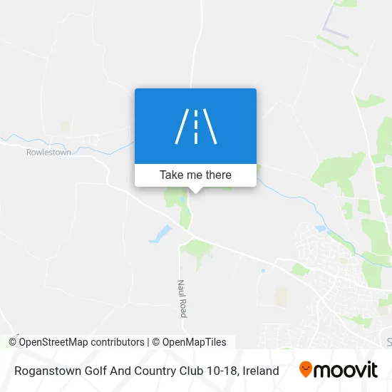 Roganstown Golf And Country Club 10-18 map