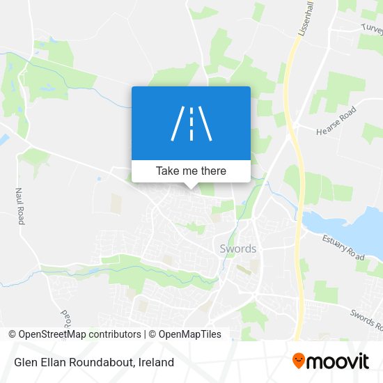 Glen Ellan Roundabout map