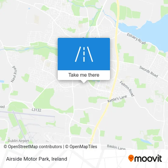 Airside Motor Park map