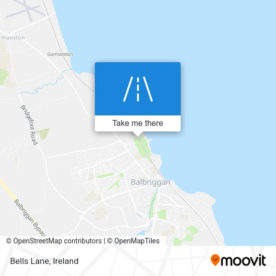 Bells Lane map