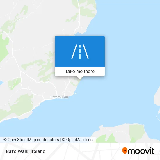 Bat's Walk map