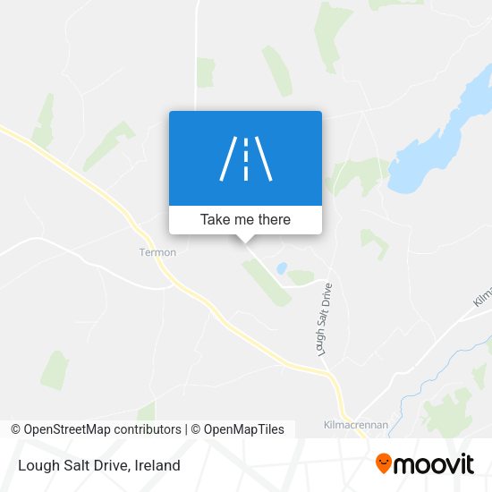 Lough Salt Drive map