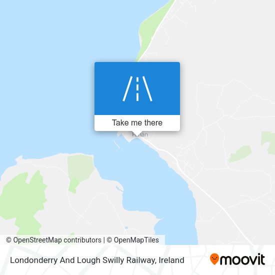 Londonderry And Lough Swilly Railway map