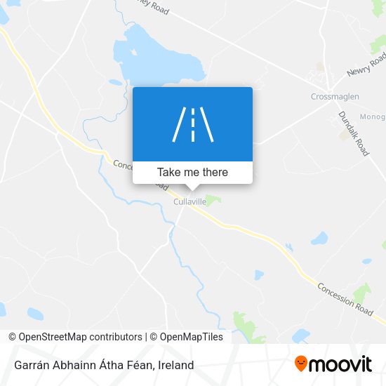 Garrán Abhainn Átha Féan map