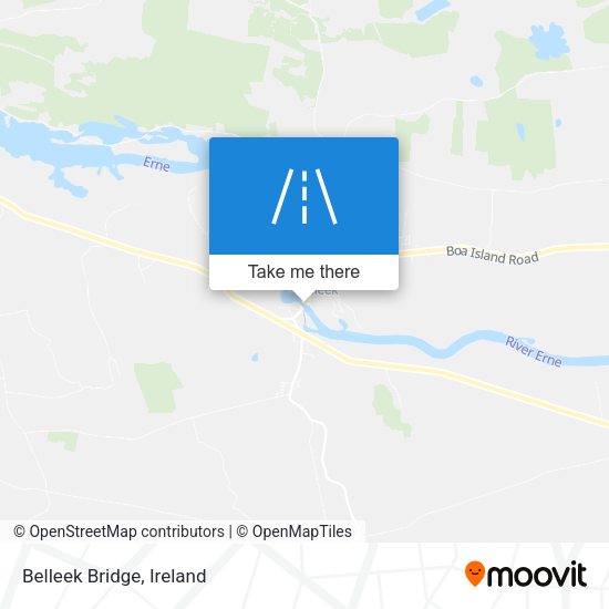 Belleek Bridge map