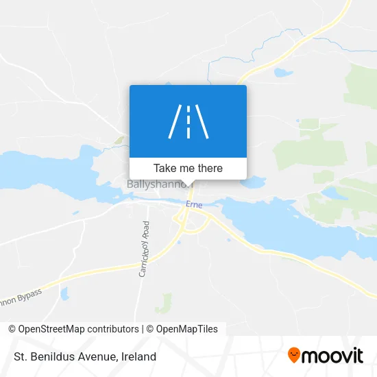 St. Benildus Avenue map