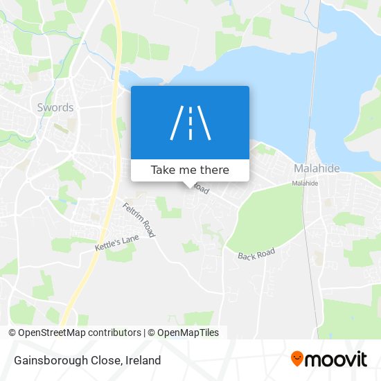 Gainsborough Close map