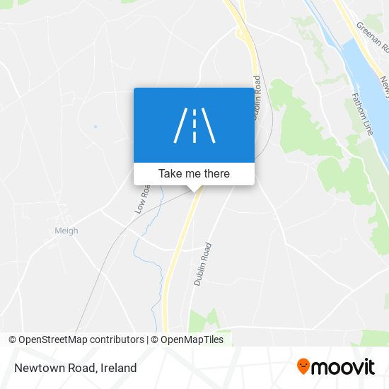 Newtown Road map