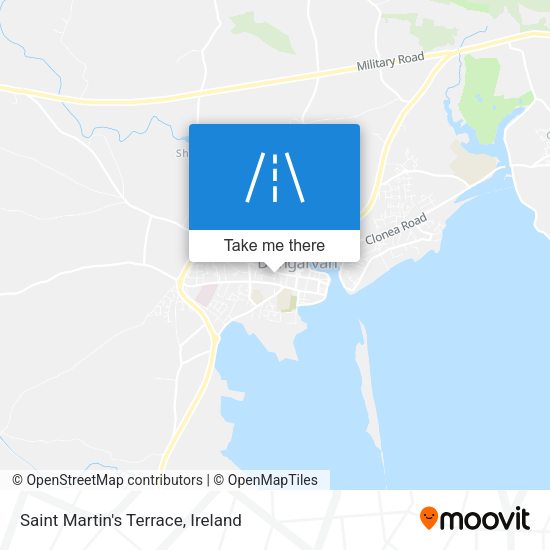 Saint Martin's Terrace map