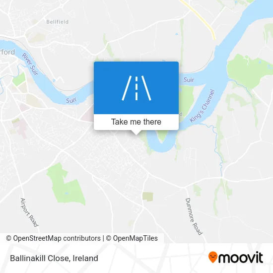 Ballinakill Close map