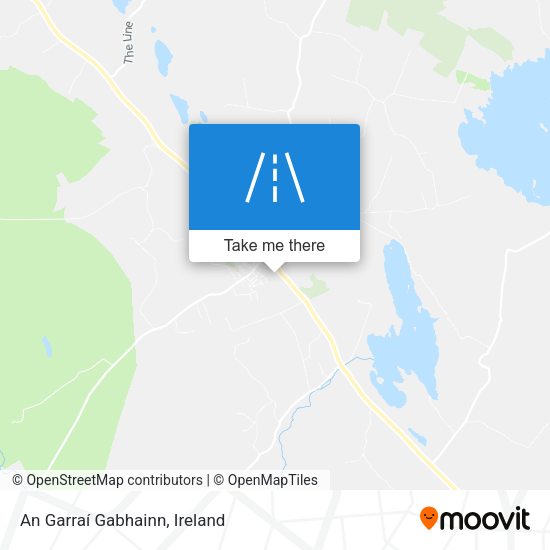 An Garraí Gabhainn map