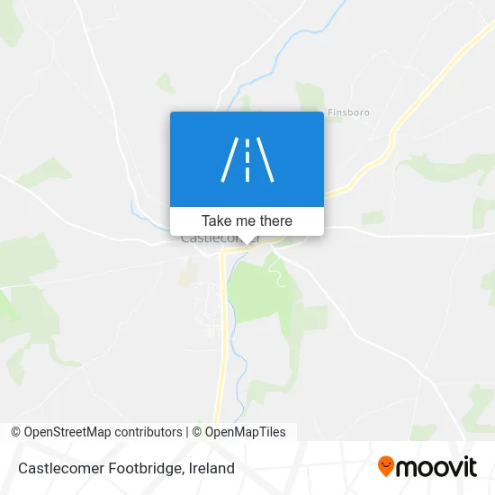 Castlecomer Footbridge map