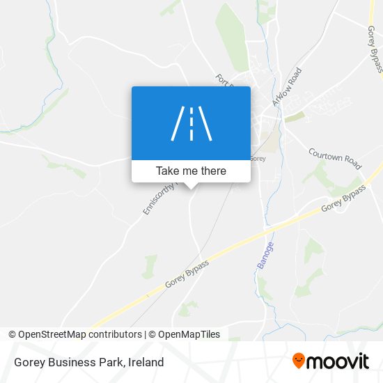 Gorey Business Park map