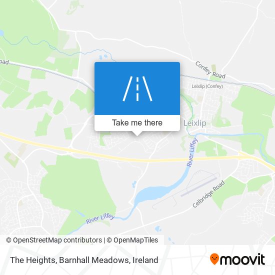 The Heights, Barnhall Meadows map