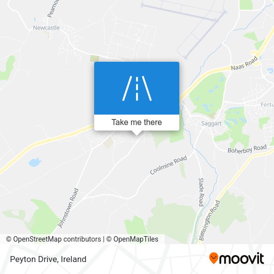 Peyton Drive map