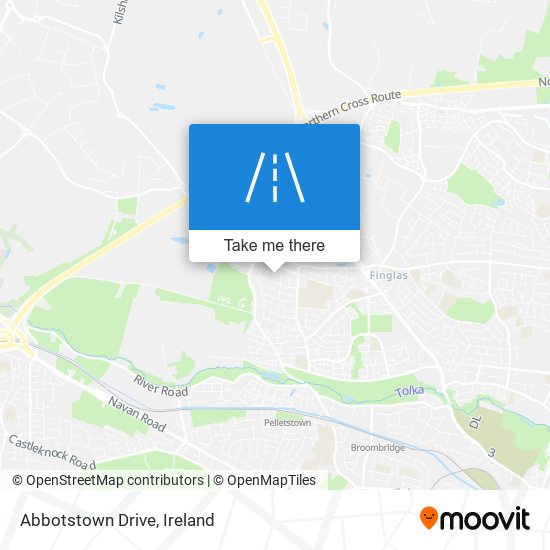 Abbotstown Drive map