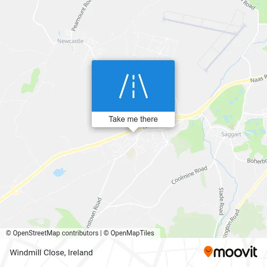 Windmill Close map