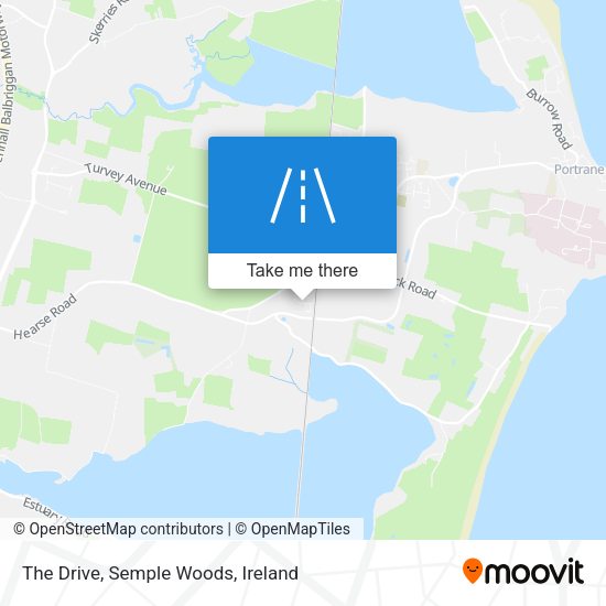 The Drive, Semple Woods map