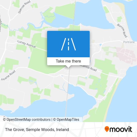 The Grove, Semple Woods map