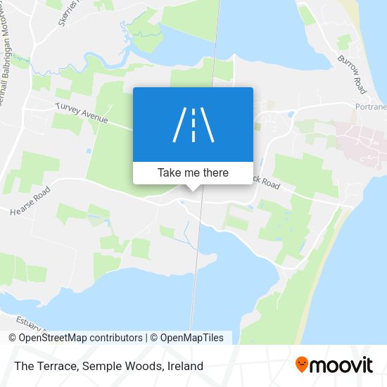 The Terrace, Semple Woods map