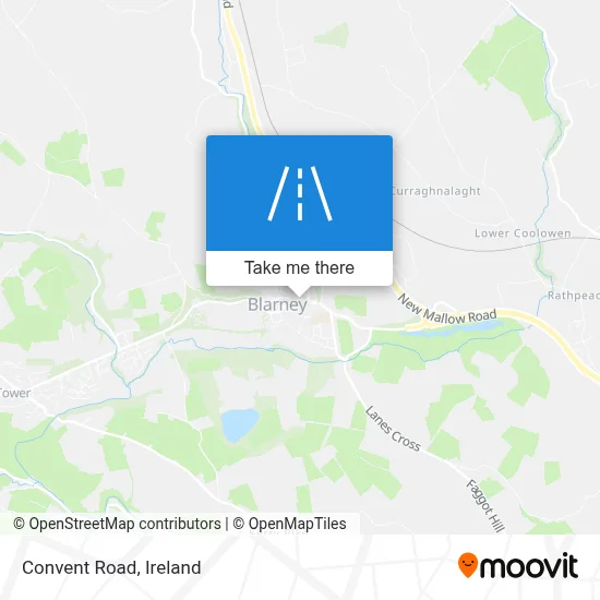 Convent Road map
