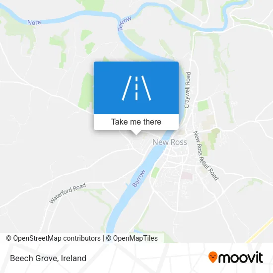 Beech Grove map