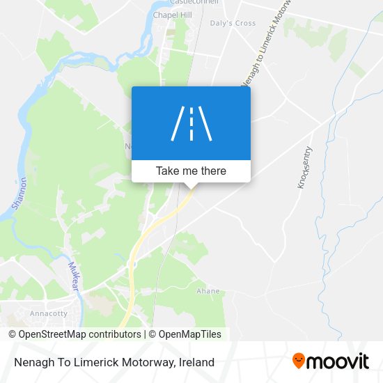Nenagh To Limerick Motorway map