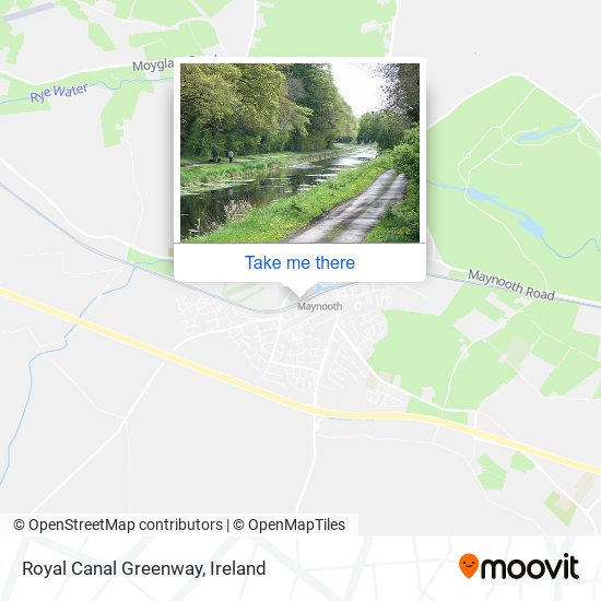 Royal Canal Greenway map