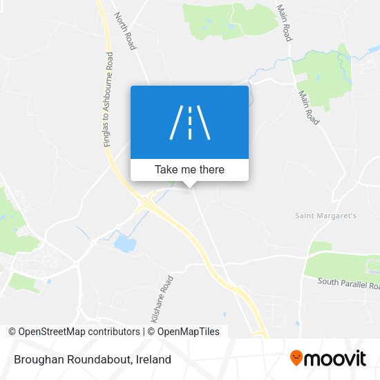 Broughan Roundabout map