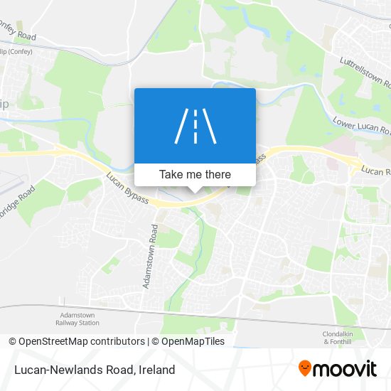 Lucan-Newlands Road map