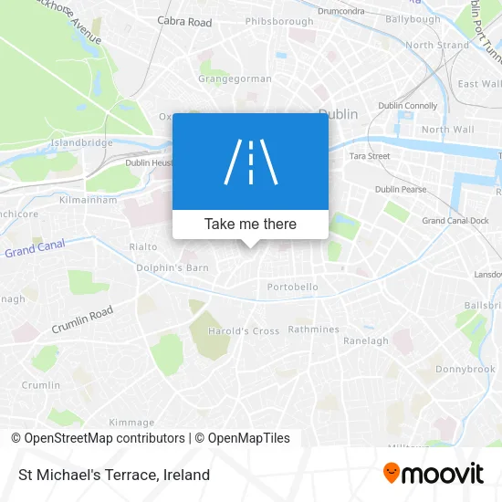 St Michael's Terrace map