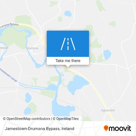 Jamestown-Drumsna Bypass map