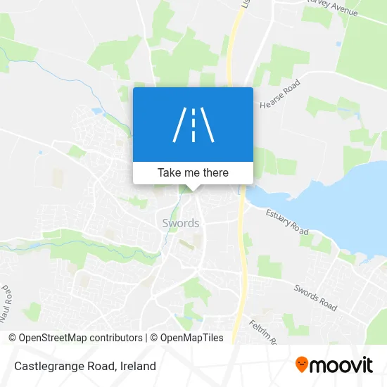 Castlegrange Road map