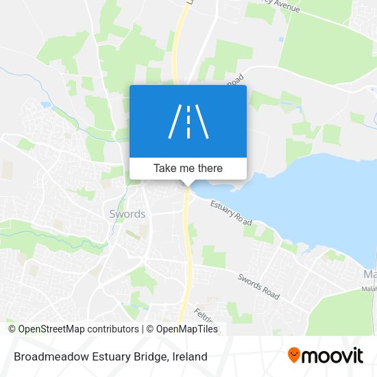 Broadmeadow Estuary Bridge map