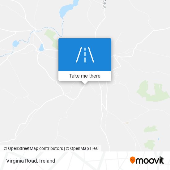 Virginia Road map