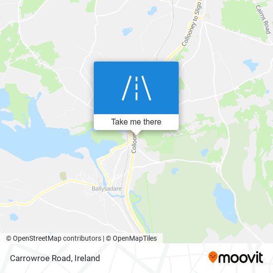 Carrowroe Road map