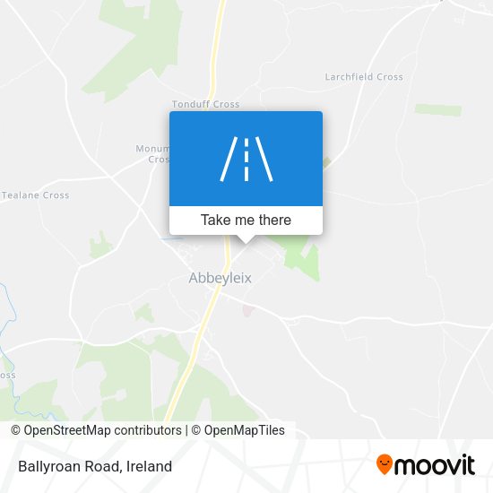 Ballyroan Road map