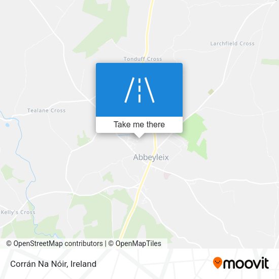 Corrán Na Nóir map