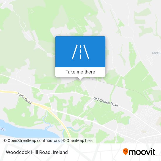 Woodcock Hill Road map